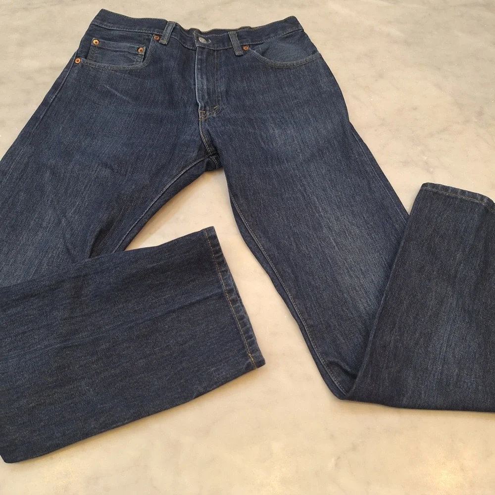 Levi's 517 Jeans Mens 32x32 Blue Bootcut Dark Wash Denim 00517-0217 Classic
